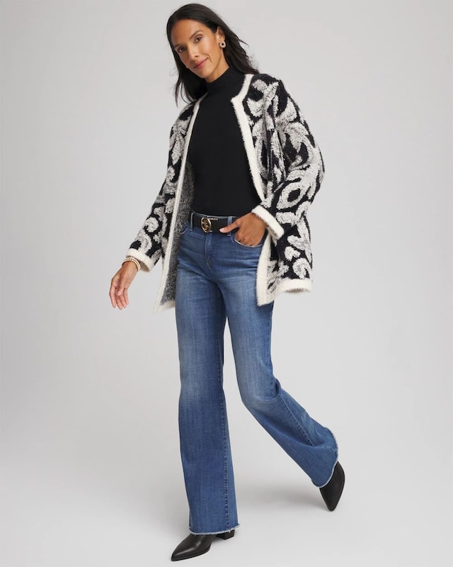 Abstract Fuzzy Cardigan - image 2